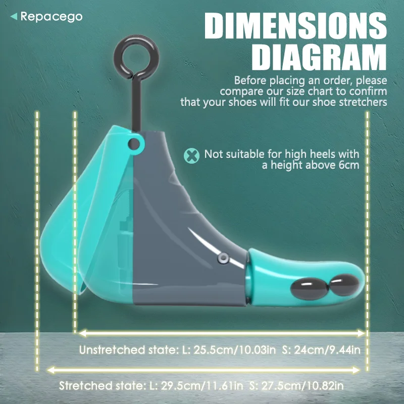 1/2Pcs Shoe Stretcher Shoe Trees Professional Unisex Women Men Adjustable Length Width High Low Top Shoes Extender Keeper - Image 5